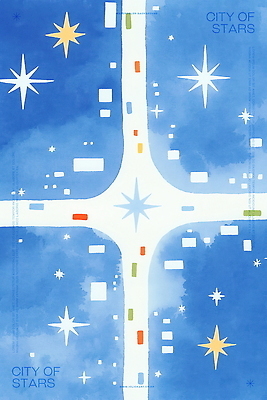 PSD 일러스트 수채화 사람없음 파란색 빛 반짝임 도시 국내일러스트 컬러 모션 파일형식