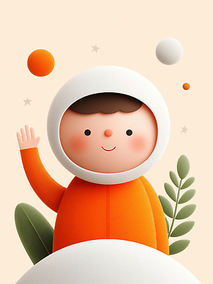 JPG 편집이미지 남자 어린이 잎 3D캐릭터 한명 미소 소년 상반신 3D 행성 손인사 연분홍색 우주탐사 우주탐험 소년한명만 편집3D AI컴퓨터그래픽 AI콘텐츠 식물 캐릭터 1 분홍색 표정 사람 우주 인사 디지털합성 남자한명만 소년만 파일형식