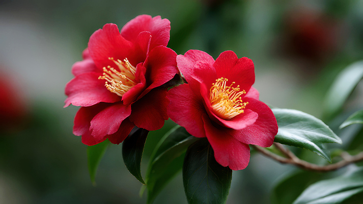 JPG 편집이미지 꽃 겨울 자연 풍경 사람없음 동백 동백나무 편집실사 AI포토 AI콘텐츠 나무 식물 계절 CG 생태계 파일형식