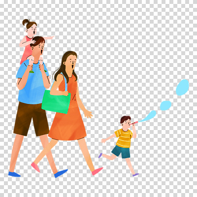 전신 편집이미지 여자 남자 어린이 가방 가족 미소 들기 누끼 소녀 소년 여러명 성인 달리기 걷기 가리킴 목마 불기 PNG 비눗방울놀이 잡화 다수 관계 모션 놀이 표정 사람 손짓 비눗방울 파일형식