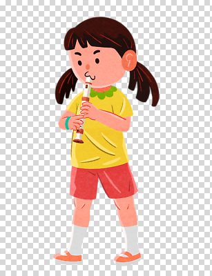 전신 편집이미지 여자 어린이 연주 한명 들기 누끼 소녀 불기 리코더 PNG 소녀한명만 1 음악 모션 사람 목관악기 여자한명만 소녀만 파일형식