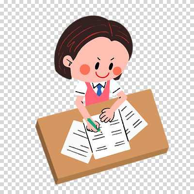 편집이미지 여자 교복 청소년 한명 미소 누끼 상반신 학습 연필 기록 책상 시험지 PNG 문제풀기 열심 십대여자한명만 1 옷 교육 가구 학용품 표정 사람 필기구 여자한명만 십대여자만 파일형식