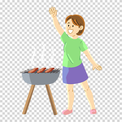 전신 편집이미지 여자 한명 미소 누끼 성인 손들기 수증기 굽기 손인사 PNG 고기구이 바베큐그릴 성인여자한명만 1 모션 표정 사람 인사 그릴 바비큐 구이 여자한명만 성인여자만 파일형식