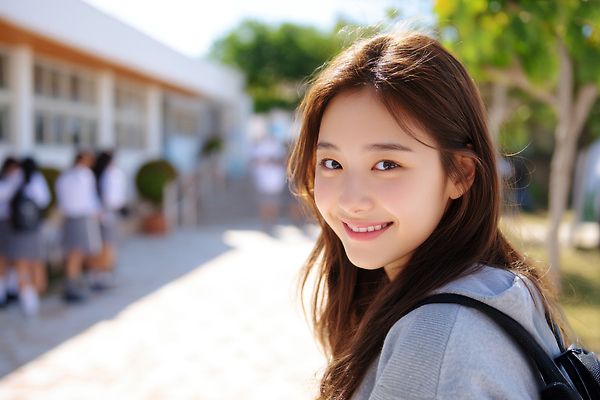 JPG 전신 편집이미지 여학생 여자 행복 교복 청소년 책가방 웃음 여러명 상반신 야외 스쿨라이프 의료성형뷰티 십대여자만 편집실사 AI인물포토 AI콘텐츠 학생 라이프스타일 옷 감정 다수 가방 학교 표정 사람 CG 여자만 십대만 파일형식 AI포토