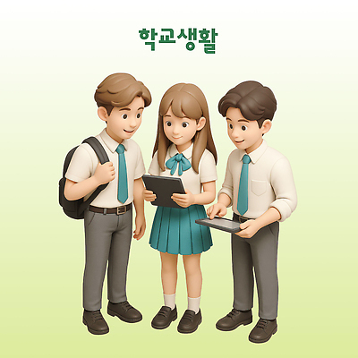 전신 PSD 편집이미지 응시 여학생 여자 남자 교복 남학생 청소년 책가방 3D캐릭터 대화 서기 미소 들기 세명 연두색 태블릿 스쿨라이프 3D 잡기 누름 십대만 편집3D 캐릭터 학생 라이프스타일 시선 옷 가방 학교 모션 표정 말하기 사람 초록색 전자제품 스마트기기 디지털합성 파일형식