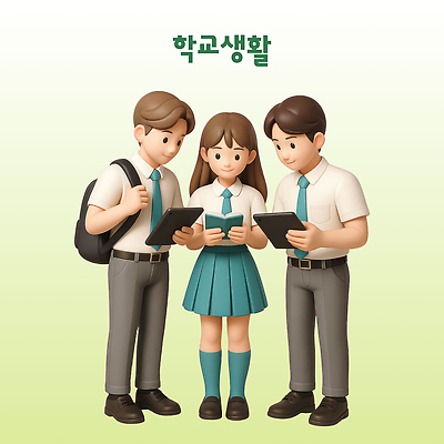 전신 PSD 편집이미지 응시 여학생 여자 남자 교복 남학생 청소년 책가방 3D캐릭터 대화 서기 미소 들기 세명 연두색 태블릿 스쿨라이프 3D 펼침 잡기 십대만 편집3D 캐릭터 학생 라이프스타일 시선 옷 가방 학교 모션 표정 말하기 사람 초록색 전자제품 스마트기기 디지털합성 파일형식