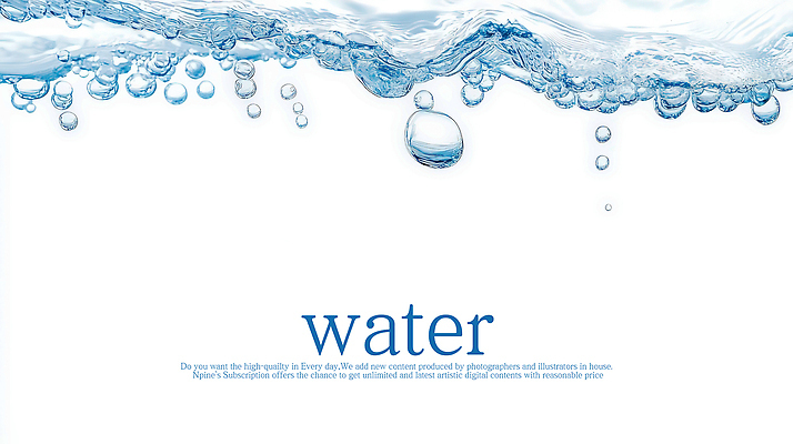 PSD 편집이미지 하늘색 사람없음 물 깨끗함 투명 액체 물기포 이미지편집 자연요소 컨셉 파란색 파일형식