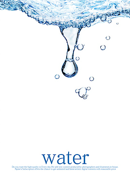 PSD 편집이미지 하늘색 사람없음 물 깨끗함 투명 액체 떨어짐 물기포 이미지편집 자연요소 컨셉 파란색 파일형식