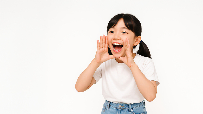 JPG 스튜디오촬영 편집이미지 여자 어린이 한명 웃음 소녀 상반신 외침 청바지 흰티 의료성형뷰티 소녀한명만 편집실사 AI인물포토 AI콘텐츠 1 티셔츠 바지 실내 표정 사람 소리 CG 여자한명만 소녀만 파일형식 AI포토