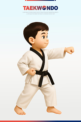 전신 PSD 편집이미지 남자 어린이 3D캐릭터 한명 미소 소년 옆모습 3D 주먹 펀치 태권도 태권도복 검은띠 소년한명만 편집3D 캐릭터 1 스포츠용품 뷰포인트 모션 표정 도복 사람 격투기 끈 디지털합성 남자한명만 소년만 파일형식