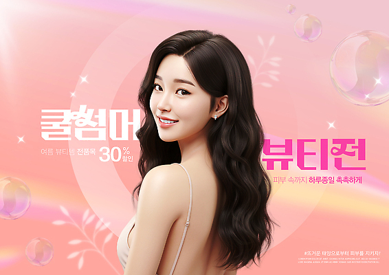 PSD 템플릿 여자 분홍색 잎 한명 이벤트 상반신 성인 반짝임 세일 촉촉함 물방울 뒤돌아보기 비눗방울 피부관리 의료성형뷰티 성인여자한명만 수분케어 여름맞이 이미지템플릿 식물 1 컬러 모션 관리 사람 뷰티 젖음 여자한명만 성인여자만 파일형식 여름_계절