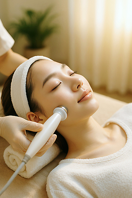 JPG 편집이미지 손 여자 한명 미소 들기 상반신 성인 신체부위 빛 수건 눕기 눈감음 미용용품 피부관리 테라피 리프팅 의료성형뷰티 성인여자한명만 편집실사 AI인물포토 AI콘텐츠 1 모션 표정 사람 위생용품 뷰티 CG 오브젝트 여자한명만 성인여자만 파일형식 AI포토