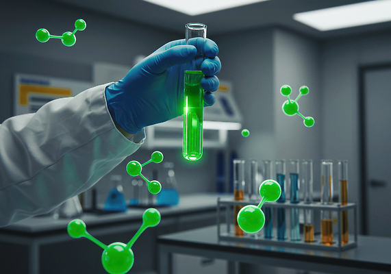 JPG 편집이미지 손 전등 들기 신체부위 초록색 빛 실험실 생명공학 시험관 친환경 바이오 보호장갑 기술과학 편집실사 AI컴퓨터그래픽 AI콘텐츠 컬러 과학 의학 모션 조명 실험기구 실험 사람 환경 CG 파일형식