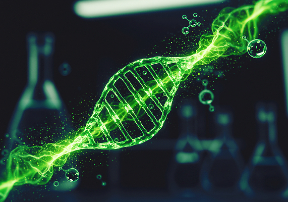 JPG 편집이미지 전등 실험 사람없음 초록색 빛 DNA 생명공학 친환경 삼각플라스크 원자 바이오 기술과학 편집실사 AI컴퓨터그래픽 AI콘텐츠 컬러 과학 의학 조명 환경 플라스크 CG 파일형식