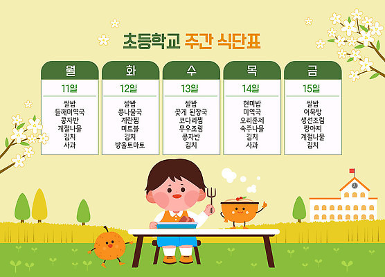 전신 나무 그릇 남자 어린이 포크 의자 일러스트 식탁 초등학교 한명 들기 앉기 소년 잔디 초원 귀여움 국수 모과 식판 급식 꽃가지 식단표 야외테이블 소년한명만 국내일러스트 AI파일 식물 1 식기 꽃 음식 가구 컨셉 과일 학교 모션 탁자 사람 나뭇가지 면류 남자한명만 소년만 파일형식 벡터