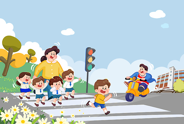 전신 PSD 나무 구름 여자 남자 꽃 도로 초등학생 어린이 일러스트 하늘 초등학교 미소 웃음 소녀 소년 여러명 성인 달리기 놀람 만세 오토바이 가리킴 체험학습 횡단보도 위험 신호등 즐거움 무단횡단 입막음 국내일러스트 자연요소 식물 학생 감정 길 다수 컨셉 학교 교통시설 모션 표정 사람 손짓 바이크 체험 보행로 횡단 파일형식