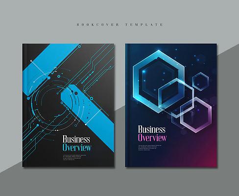 PSD 템플릿 디자인 표지 패턴 북커버 비즈니스 추상 사람없음 책 파란색 세트 육각형 이미지템플릿 도형 컬러 무늬 파일형식