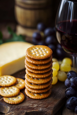 JPG 편집이미지 와인잔 포도 치즈 사람없음 쌓기 크래커 과자 와인 원형 안주 나무도마 바삭바삭 편집실사 AI포토 AI콘텐츠 도형 컨셉 술잔 과일 모션 디저트 유제품 도마 주류 목재 쿠키 CG 파일형식