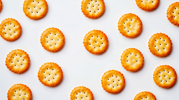 JPG 편집이미지 패턴 사람없음 노란색 크래커 과자 원형 바삭바삭 편집실사 AI포토 AI콘텐츠 도형 컬러 컨셉 무늬 디저트 쿠키 CG 파일형식