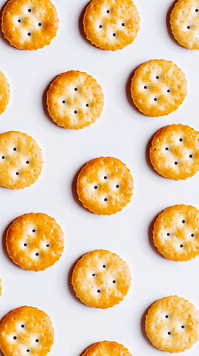 JPG 편집이미지 패턴 사람없음 노란색 크래커 과자 원형 바삭바삭 편집실사 AI포토 AI콘텐츠 도형 컬러 컨셉 무늬 디저트 쿠키 CG 파일형식