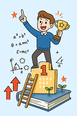전신 남자 화살표 별 일러스트 사다리 학교 청소년 한명 웃음 들기 책 새싹 가리킴 우승 트로피 합격 수험생 상승 수학공식 시험준비 십대남자한명만 국내일러스트 AI파일 자연요소 식물 1 교육 컨셉 모션 고등학생 표정 사람 손짓 도구 최고 수학 상_우승 준비 공식 남자한명만 십대남자만 파일형식 벡터