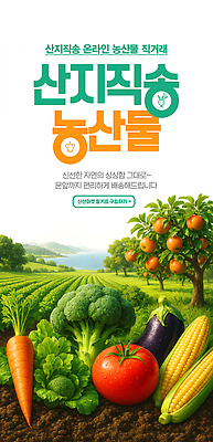 PSD 편집이미지 토마토 가지 옥수수 사람없음 연두색 농작물 당근 농촌 신선 브로콜리 감나무 양배추 온라인 채소밭 직거래 산지직송 이미지편집 나무 밭 농업 채소 곡류 뿌리채소 감 초록색 거래 시골 배송 파일형식 직송