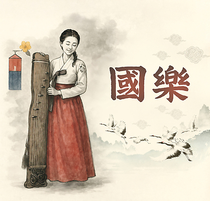 전신 PSD 여자 일러스트 붓터치 수채화 국악 수묵화 한명 성인 눈감음 학 잡기 한복 동양화 청사초롱 번짐 가야금 아이보리 성인여자한명만 국내일러스트 1 한국전통 전통 음악 컬러 모션 조류 현악기 국악기 미술 사람 전통의상 초롱 여자한명만 성인여자만 파일형식 효과