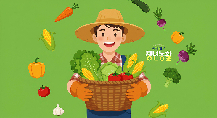 PSD 편집이미지 남자 장갑 토마토 파프리카 마늘 옥수수 한명 미소 들기 상반신 청년 초록색 바구니 농사 당근 양상추 브로콜리 밀짚모자 귀농 농활 비트 청년남자한명만 청년농부 로컬푸드 이미지편집 모자_잡화 1 잡화 컬러 농업 채소 모션 곡류 뿌리채소 표정 사람 성인 농산물 농부 남자한명만 청년남자만 파일형식