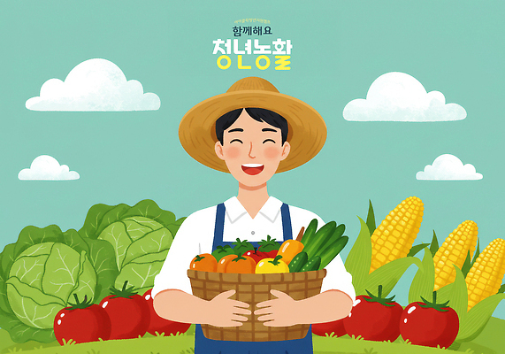 PSD 편집이미지 남자 토마토 옥수수 한명 미소 들기 상반신 청년 농사 양상추 밀짚모자 귀농 농활 민트색 청년남자한명만 청년농부 로컬푸드 이미지편집 모자_잡화 1 컬러 농업 채소 모션 곡류 표정 사람 성인 농산물 농부 남자한명만 청년남자만 파일형식