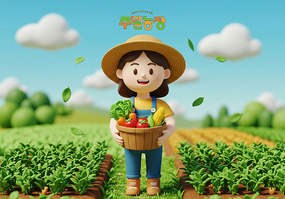 전신 PSD 나무 구름 편집이미지 여자 어린이 밭 토마토 하늘 나뭇잎 옥수수 한명 미소 들기 소녀 농작물 3D 바구니 농사 당근 수확 체험 즐거움 밀짚모자 주말농장 소녀한명만 이미지편집 편집3D 자연요소 식물 모자_잡화 1 감정 컨셉 잎 농업 채소 모션 곡류 뿌리채소 표정 사람 농장 디지털합성 여자한명만 소녀만 파일형식