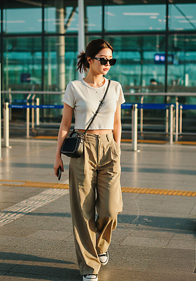 JPG 편집이미지 여자 여행 목걸이 한명 들기 성인 스마트폰 선글라스 햇빛 걷기 공항 크로스백 의료성형뷰티 성인여자한명만 오오티디 편집실사 AI인물포토 AI콘텐츠 1 패션 안경 가방 장신구 교통시설 모션 사람 핸드폰 스마트기기 태양 CG 신조어 여자한명만 성인여자만 파일형식 AI포토