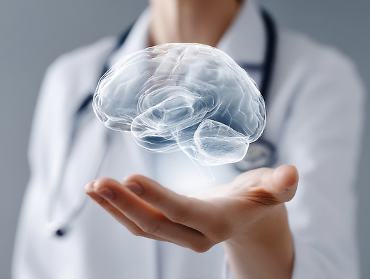 JPG 편집이미지 의학 청진기 한명 사람 빛 손들기 건강관리 의사가운 뇌 건강검진 홀로그램 의료성형뷰티 이미지편집 편집실사 AI인물포토 AI콘텐츠 1 의료기기 모션 건강 관리 의사 가운 CG 검사_조사 파일형식 AI포토