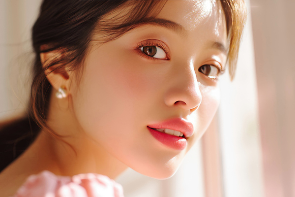 JPG 편집이미지 여자 얼굴 그림자 한명 미소 성인 햇빛 귀걸이 설레임 의료성형뷰티 성인여자한명만 편집실사 AI인물포토 AI콘텐츠 1 감정 장신구 표정 사람 신체부위 태양 CG 여자한명만 성인여자만 파일형식 AI포토