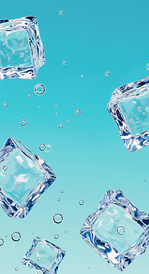 JPG 편집이미지 백그라운드 사람없음 파란색 얼음 물방울 시원함 청량 편집실사 AI포토 AI콘텐츠 자연요소 컬러 CG 파일형식