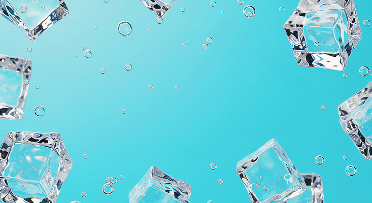 JPG 편집이미지 백그라운드 프레임 사람없음 파란색 얼음 물방울 시원함 카피스페이스 청량 편집실사 AI포토 AI콘텐츠 자연요소 컬러 공백 CG 파일형식