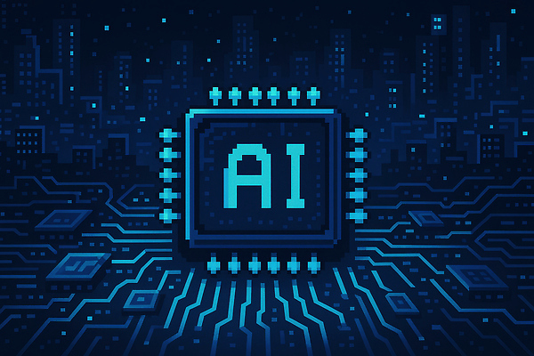 JPG 일러스트 사람없음 메모리칩 남색 전자회로 픽셀 AI_인공지능 국내일러스트 AI일러스트 AI콘텐츠 컬러 부속품 회로판 파일형식