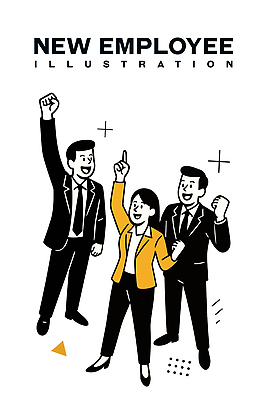 전신 여자 남자 일러스트 응원 미소 정장 청년 세명 손들기 파이팅 가리킴 신입사원 청년만 일러캐릭터 AI파일 캐릭터 옷 비즈니스 모션 표정 사람 손짓 성인 성인만 파일형식 벡터