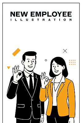 여자 남자 일러스트 응원 미소 정장 청년 두명 파이팅 OK 신입사원 청년만 일러캐릭터 AI파일 캐릭터 옷 비즈니스 모션 표정 사람 손짓 성인 성인만 파일형식 벡터