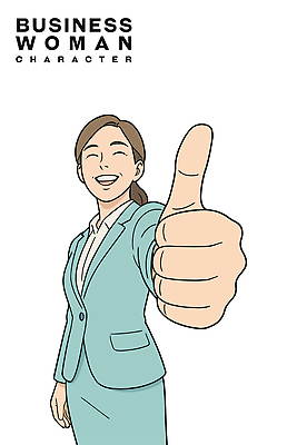 여자 중년 일러스트 한명 미소 정장 비즈니스라이프 비즈니스우먼 따봉 중년여자한명만 일러캐릭터 AI파일 캐릭터 1 라이프스타일 옷 비즈니스 표정 사람 성인 최고 직장인 여자한명만 중년여자만 파일형식 벡터