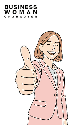 여자 중년 일러스트 한명 미소 정장 상반신 비즈니스라이프 비즈니스우먼 따봉 중년여자한명만 일러캐릭터 AI파일 캐릭터 1 라이프스타일 옷 비즈니스 표정 사람 성인 최고 직장인 여자한명만 중년여자만 파일형식 벡터