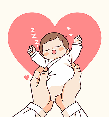 전신 손 일러스트 사랑 한명 들기 신체부위 귀여움 눈감음 만세 하트 아기 보호 일러캐릭터 수면_잠 AI파일 모양 캐릭터 1 감정 컨셉 모션 사람 잠 파일형식 벡터