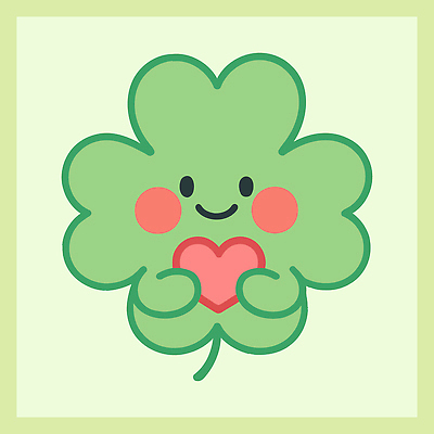 일러스트 사랑 미소 들기 사람없음 초록색 귀여움 하트 행운 네잎클로버 식물캐릭터 국내일러스트 일러캐릭터 AI파일 모양 식물 캐릭터 감정 컬러 컨셉 모션 표정 클로버 파일형식 벡터