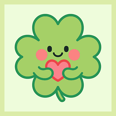 일러스트 사랑 미소 들기 사람없음 초록색 귀여움 하트 행운 네잎클로버 식물캐릭터 국내일러스트 일러캐릭터 AI파일 모양 식물 캐릭터 감정 컬러 컨셉 모션 표정 클로버 파일형식 벡터