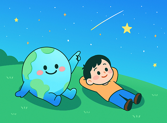 전신 남자 별 지구 어린이 일러스트 자연 밤하늘 한명 미소 앉기 소년 초원 친구 눕기 귀여움 자연보호 그린캠페인 가리킴 유성 언덕 에코 친환경 팔베개 별보기 지구의날 손짚기 소년한명만 세계환경의날 국내일러스트 AI파일 자연요소 1 기념일 캠페인 컨셉 관계 모션 하늘 표정 사람 손짓 환경 보호 야간 생태계 남자한명만 소년만 파일형식 벡터 법정기념일