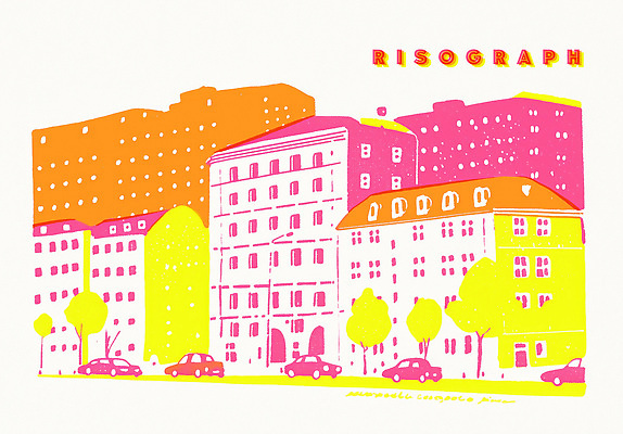 PSD 백그라운드 일러스트 창문 사람없음 건물 컬러풀 도시 스케치 판화 국내일러스트 건축물 컬러 미술 파일형식