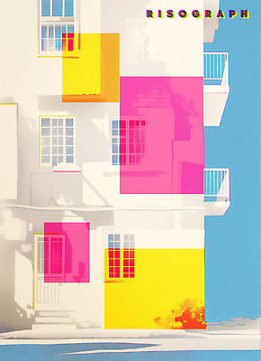 PSD 백그라운드 일러스트 창문 사람없음 건물 컬러풀 스케치 판화 국내일러스트 건축물 컬러 미술 파일형식