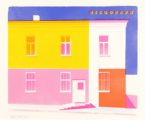 PSD 백그라운드 일러스트 창문 사람없음 건물 컬러풀 스케치 판화 국내일러스트 건축물 컬러 미술 파일형식