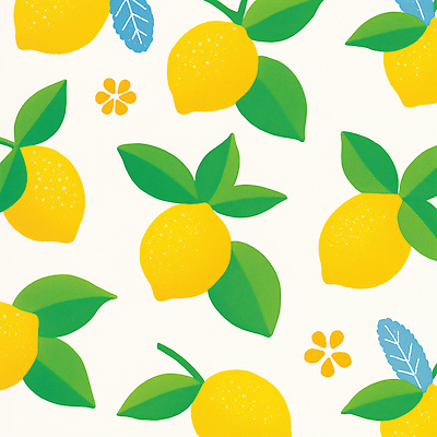 JPG 꽃 잎 일러스트 사람없음 노란색 패턴백그라운드 레몬 아크릴 국내일러스트 AI일러스트 AI콘텐츠 식물 컬러 백그라운드 패턴 과일 재질 파일형식