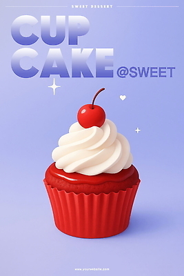 PSD 일러스트 사람없음 반짝임 보라색 하트 체리 달콤 컵케이크 생크림 종이호일 국내일러스트 모양 컬러 과일 모션 케이크 맛 크림 파일형식