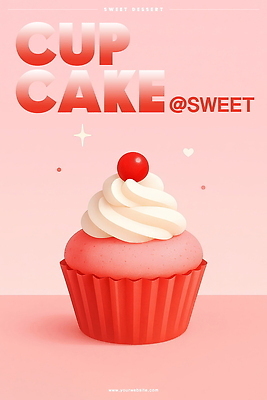 PSD 분홍색 일러스트 사람없음 반짝임 하트 체리 달콤 컵케이크 생크림 종이호일 국내일러스트 모양 컬러 과일 모션 케이크 맛 크림 파일형식